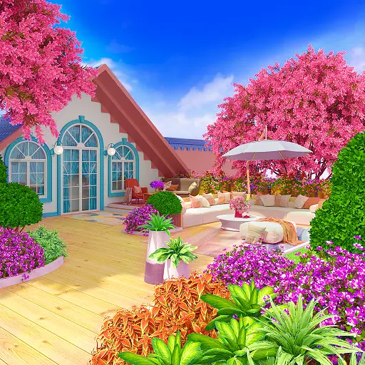 دانلود بازی اندروید Garden Sweet Design طراحی باغ و خانه